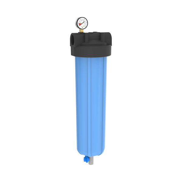 20" Sediment Bag Filter Housing /w Bracket - 1" Ports