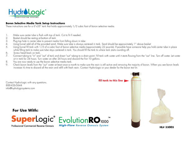 Boron Reduction Kit High Capacity