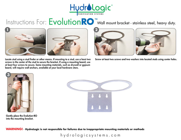 Evolution-RO™ Wall Mount Bracket