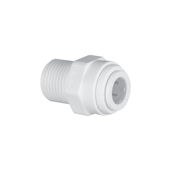 ⅜" QC x ⅜" MNPT—White