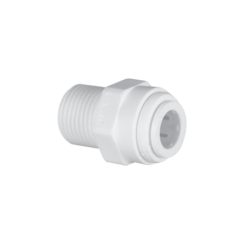 ⅜" QC x ⅜" MNPT—White