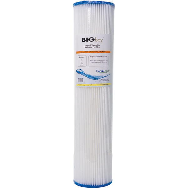 BIGboy Pleated Sediment Filter with Label