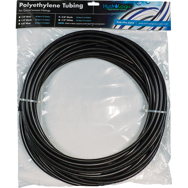  ⅜" Black Tubing Pack  50'