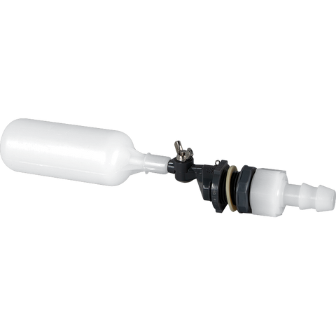 Float Valve—½" Barb Adjustable Water Level